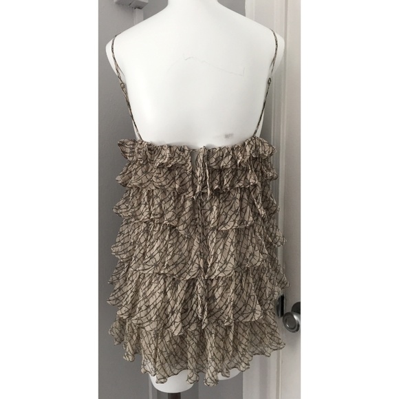 Authentic Thomas Wylde Barbed Wire Print Silk Top - Picture 6 of 8